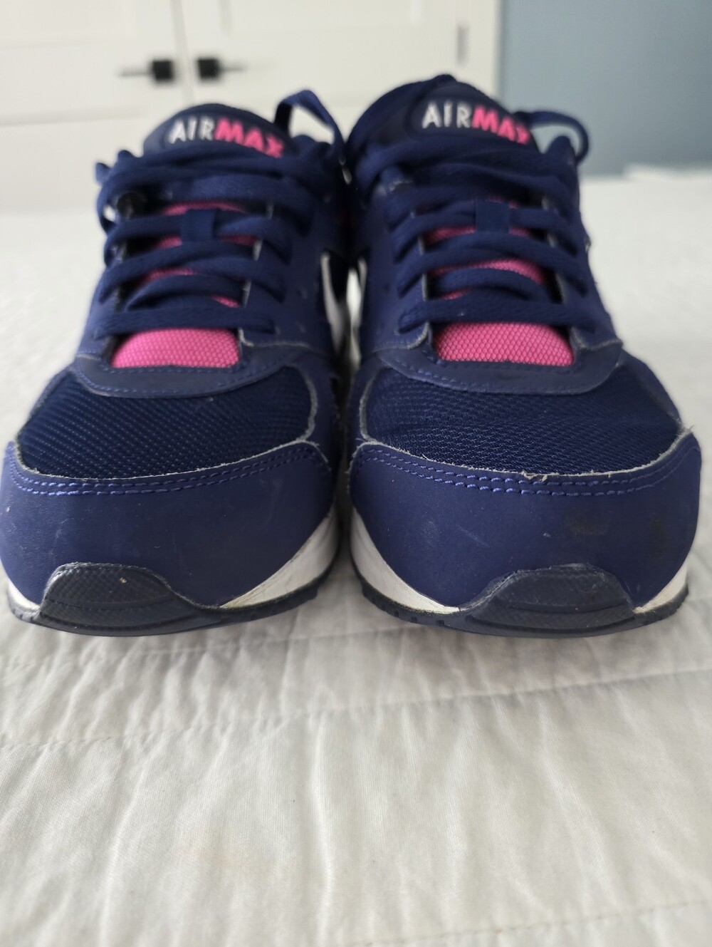Nike Air Max Navy and Pink Athletic Sneakers Womans 8.5 - Picture 13 of 14